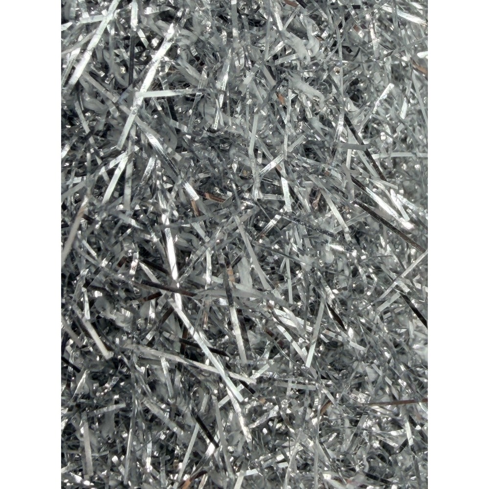 Ronny Kobo Silver Metallic Tinsel Knit‎ Mini Dress Womens L Rent the Runway - Picture 9 of 10